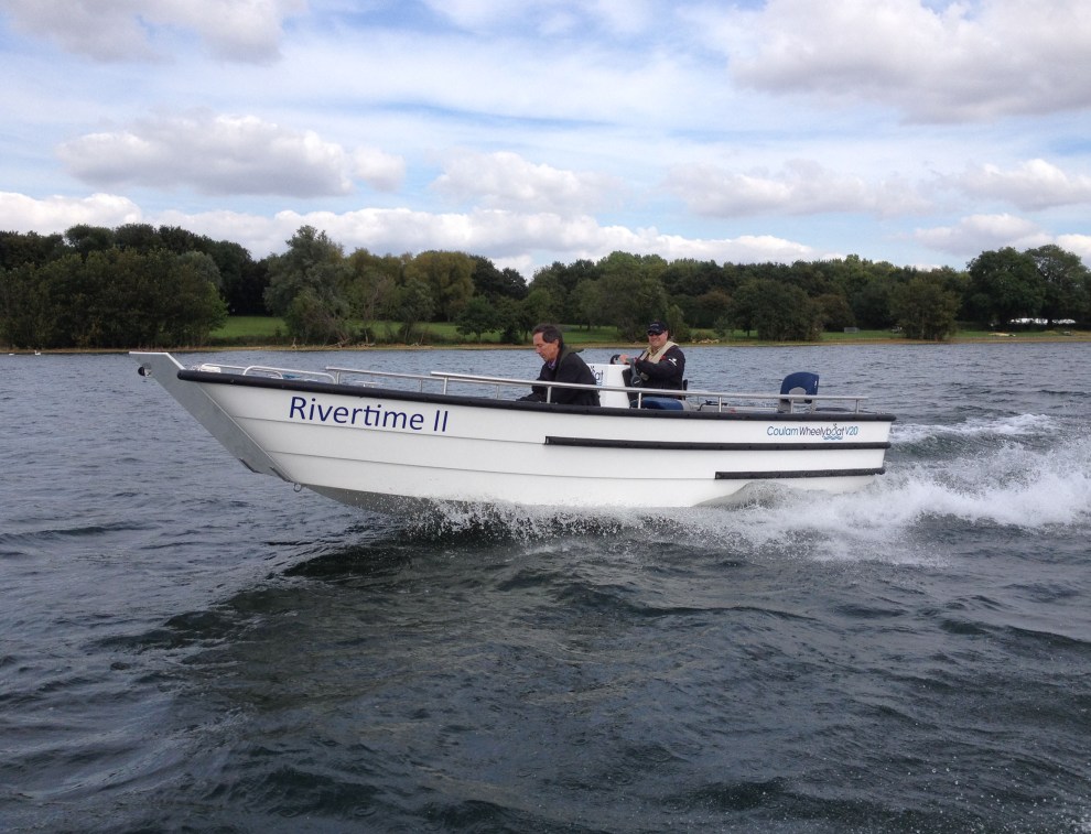 Coulam Wheelyboat V20 trial 27-8-14 1